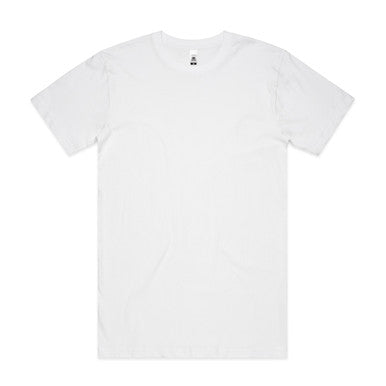 AS Colour Block Tubular Tee - WHITE