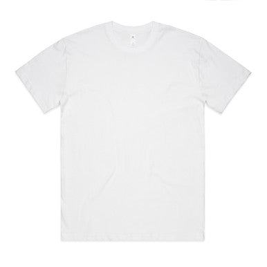 AS Colour Block Oversized Tee - WHITE