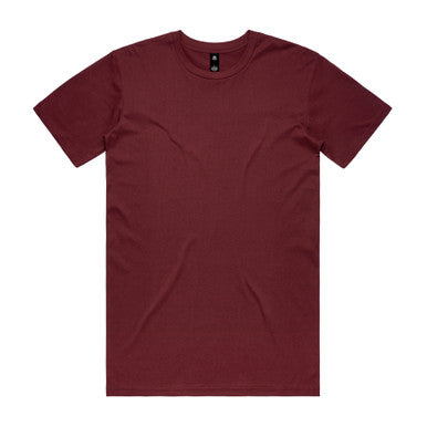 AS Colour Staple Tee - BURGUNDY