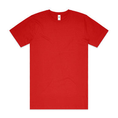 AS Colour Block Tubular Tee - RED