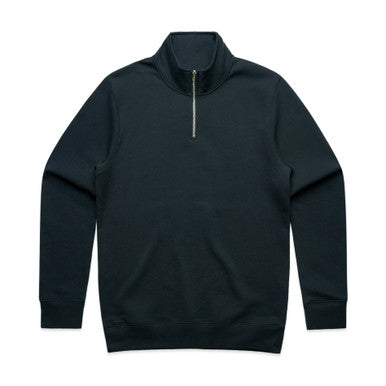 AS Colour Stencil Half Zip Crew - NAVY